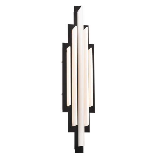 WAC Lighting Nouveau 3000K LED Wall Sconce in Black by WAC Lighting WS-65323-30-BK