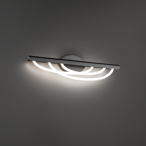 Modern Forms Swoop Black LED Bathroom Light