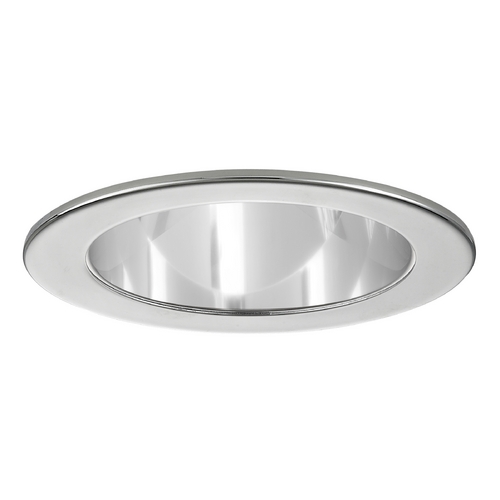 Clear Open Reflector PAR20 Trim with Chrome Ring for 4-Inch Recessed Cans