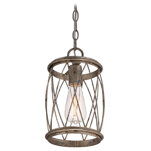 Quoizel Lighting Dury Century Silver Leaf Mini Pendant by Quoizel Lighting RDY1506CS