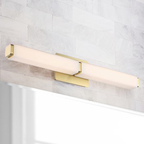 Vogue 27-Inch LED Bath Light in Brushed Brass 3000K by Modern Forms