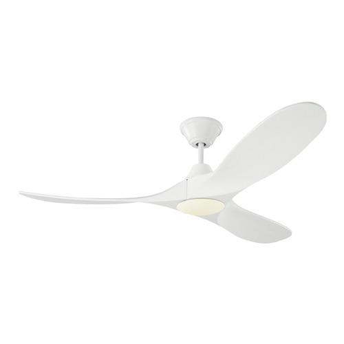 Visual Comfort Fan Collection Maverick 52-Inch LED Fan in Matte White by Visual Comfort & Co Fans 3MAVR52RZWD