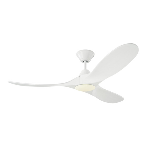 Maverick 52-Inch LED Fan in Matte White by Visual Comfort & Co Fans