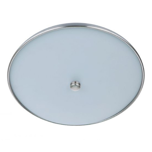 Soul Flat Black & Brushed Polished Nickel LED Flush Mount by Craftmade Lighting