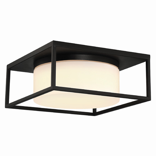 Eurofase Lighting Ren 2-Light Outdoor Flush Mount in Black by Eurofase Lighting 41965-016