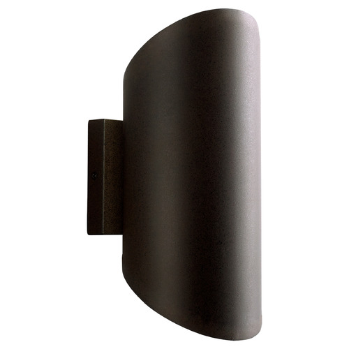 Scope Outdoor LED Wall Light in Oiled Bronze by Oxygen Lighting