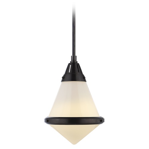 Visual Comfort Signature Collection Thomas OBrien Gale Pendant in Bronze by Visual Comfort Signature TOB5155BZWG