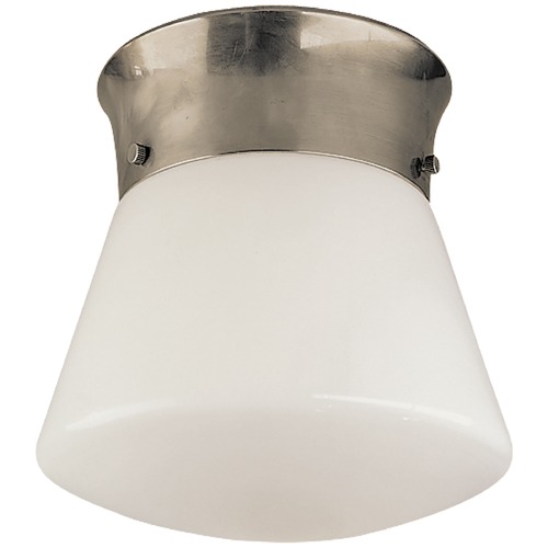 Visual Comfort Signature Collection Thomas OBrien Perry Ceiling Light in Antique Nickel by Visual Comfort Signature TOB4000AN