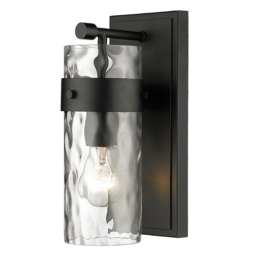 Fontaine Matte Black Sconce by Z-Lite