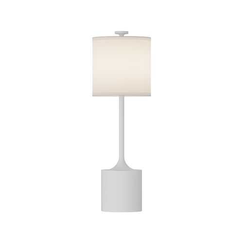 Alora Lighting Alora Lighting Issa Matte White Table Lamp with Cylindrical Shade TL418726WHIL
