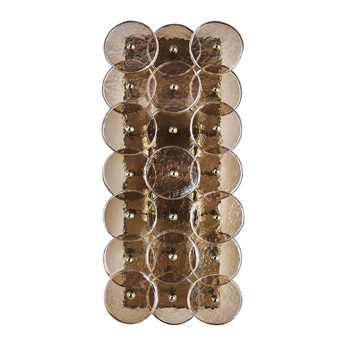 Kalco Lighting Hortensia Polished Winter Brass Sconce