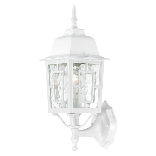 Banyon White Outdoor Wall Light by Nuvo Lighting