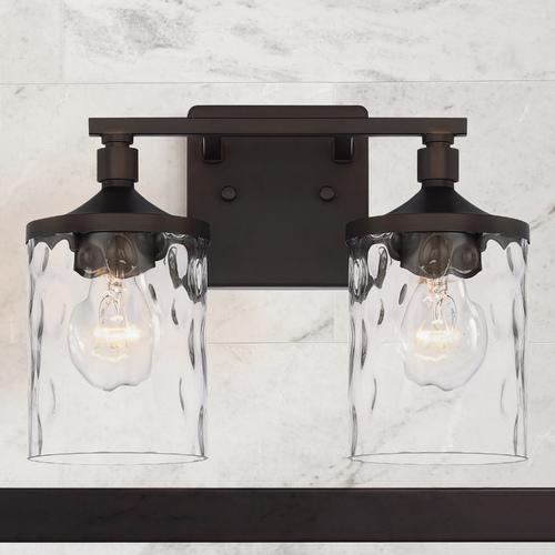 Colton 13-Inch Bronze Bath Light by HomePlace by Capital Lighting