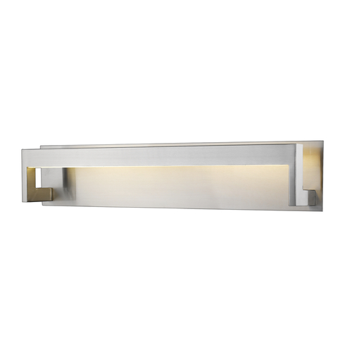 Z-Lite Linc Brushed Nickel LED Bathroom Light by Z-Lite 1925-26V-BN-LED