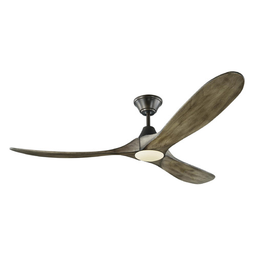 Visual Comfort Fan Collection Maverick 60-Inch LED Fan in Pewter by Visual Comfort & Co Fans 3MAVR60AGPD