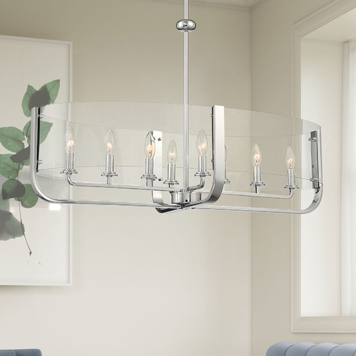 Campisi Chrome Chandelier by Eurofase Lighting