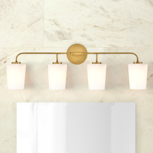 Kline 33-Inch Vanity Light in Heritage Brasss by Hinkley Lighting