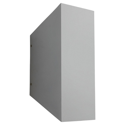 Duo Large Outdoor LED Wall Light in Gray by Oxygen Lighting
