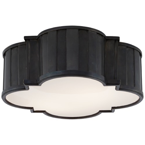 Thomas OBrien Tilden Flush Mount in Bronze by Visual Comfort Signature