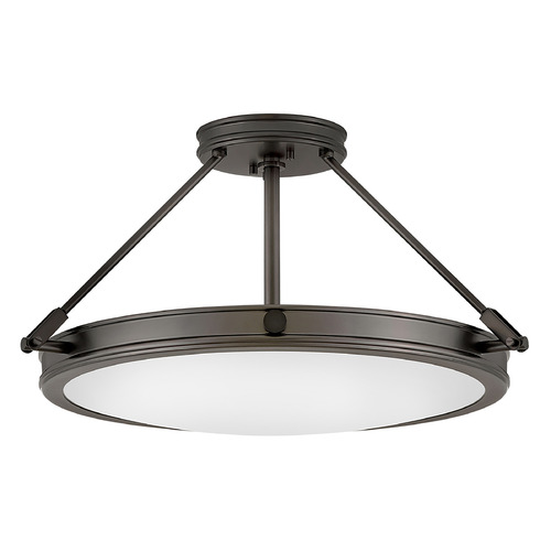 Collier 22-Inch Black Oxide Semi-Flush Mount by Hinkley Lighting