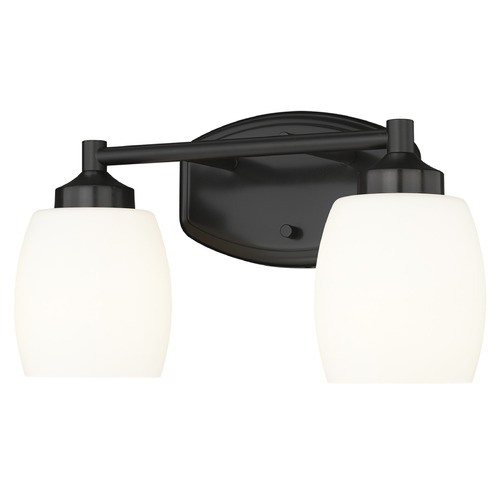 Z-Lite Kendrick Matte Black Bathroom Light