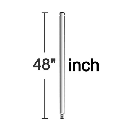 Generation Lighting Fan Collection 48-Inch Downrod in Roman Bronze by Visual Comfort & Co Fan Collection DR48RB
