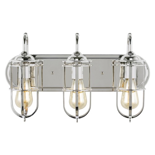 Generation Lighting Urban Renewal Polished Nickel Bathroom Light by Generation Lighting VS36003PN