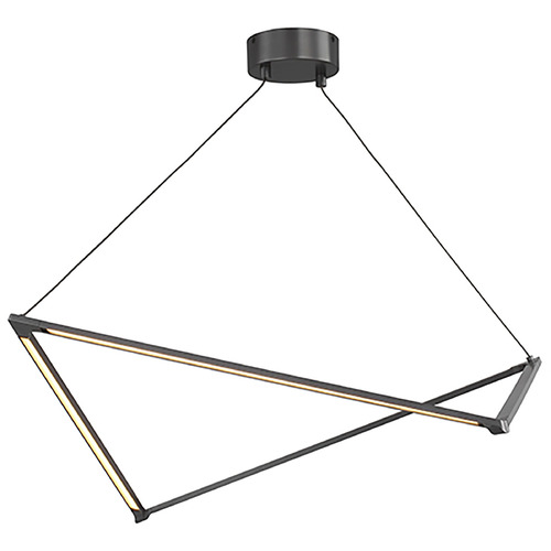 Balto LED 277V Linear Light in Gunmetal by Visual Comfort Modern