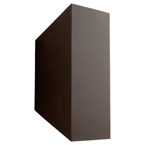 Duo Large Outdoor LED Wall Light in Oiled Bronze by Oxygen Lighting