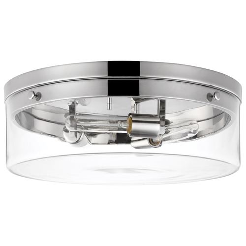 Nuvo Lighting Intersection Large Flush Mount in Polished Nickel by Nuvo Lighting 60-7638