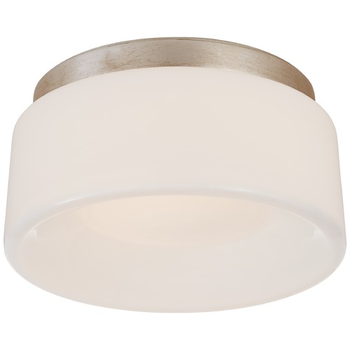 Visual Comfort Signature Collection Barbara Barry Halo 5.50-Inch Flush Mount in Silver by Visual Comfort Signature BBL4092BSLWG