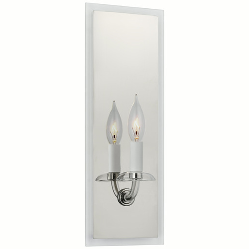 Visual Comfort Signature Collection Paloma Contreras Brigitte Sconce in Nickel by Visual Comfort Signature PCD2025PN/CG