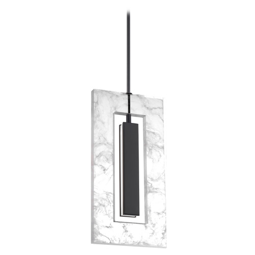 Modern Forms by WAC Lighting Cambria Black LED Mini Pendant by Modern Forms PD-28216-BK