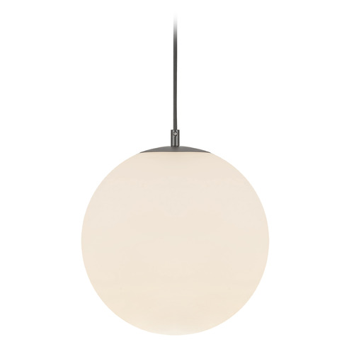 Kuzco Lighting Marco Black LED Pendant Light with Globe Shade