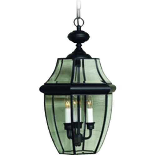 Newbury Outdoor Hanging Light in Mystic Black by Quoizel Lighting