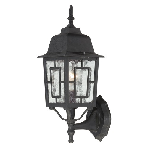 Nuvo Lighting Banyon Textured Black Outdoor Wall Light by Nuvo Lighting 60/3489