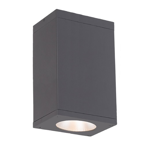 WAC Lighting Wac Lighting Cube Arch Graphite LED Close To Ceiling Light DC-CD06-S827-GH