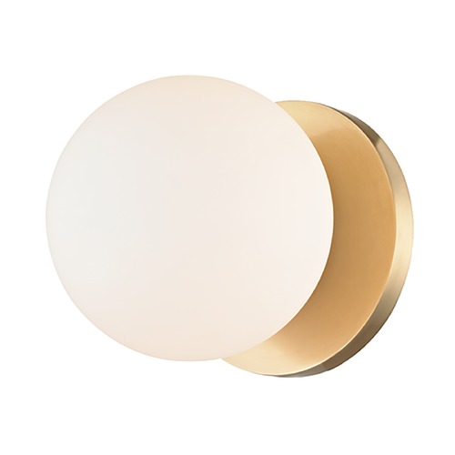 Baird Aged Brass LED Sconce by Hudson Valley Lighting