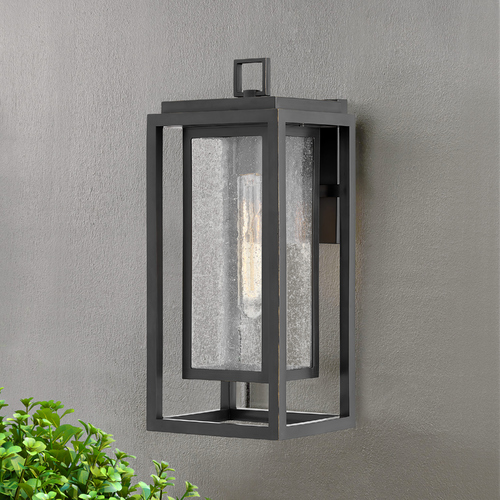 Republic 16-Inch 12V Coastal Rated Outdoor Wall Lantern in Bronze by Hinkley Lighting