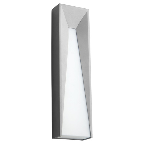 Oxygen Calypso Small Outdoor LED Wall Light in Gray by Oxygen Lighting 3-730-16