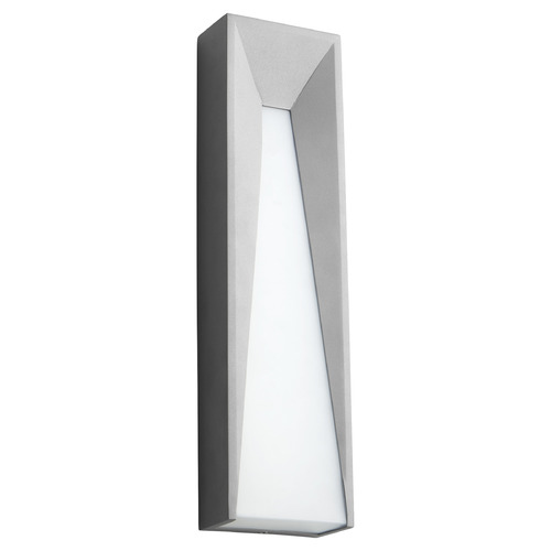 Calypso Small Outdoor LED Wall Light in Gray by Oxygen Lighting