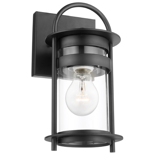 Bracer Matte Black Outdoor Wall Light by Nuvo Lighting