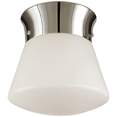 Visual Comfort Signature Collection Thomas OBrien Perry Ceiling Light in Nickel by Visual Comfort Signature TOB4000PN