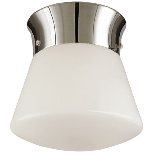 Thomas OBrien Perry Ceiling Light in Nickel by Visual Comfort Signature
