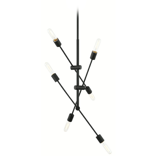Visual Comfort Studio Collection Axis Midnight Black Chandelier