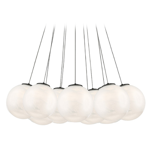 Cosmic Black LED Multi-Light Pendant by Modern Forms