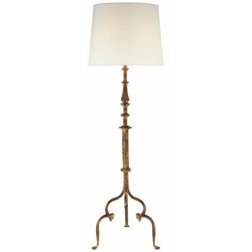 Visual Comfort Signature Collection Visual Comfort Signature Collection Madeleine Gilded Iron Floor Lamp with Empire Shade SK1505GI-L