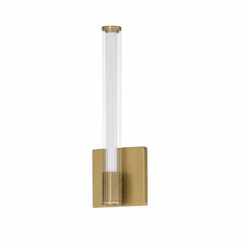 Cortex 14-Inch LED Wall Sconce in Natural Aged Brass by ET2 Lighting