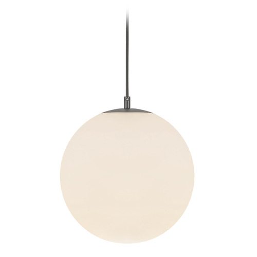 Kuzco Lighting Kuzco Lighting Marco Black LED Pendant Light with Globe Shade PD43612-BK/OP-5CCT-UNV