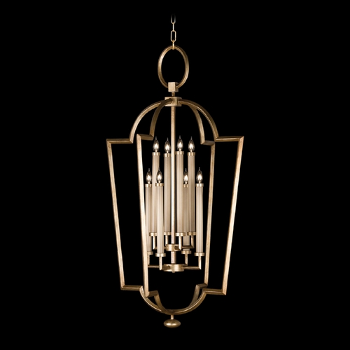 Fine Art Lamps Fine Art Lamps Allegretto Gold Burnished Gold Leaf with Subtle Brown Highlights Pendant Light 780440-2ST